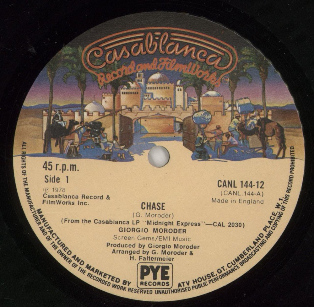 Giorgio Moroder Chase UK 12" vinyl single (12 inch record / Maxi-single) GIO12CH240752