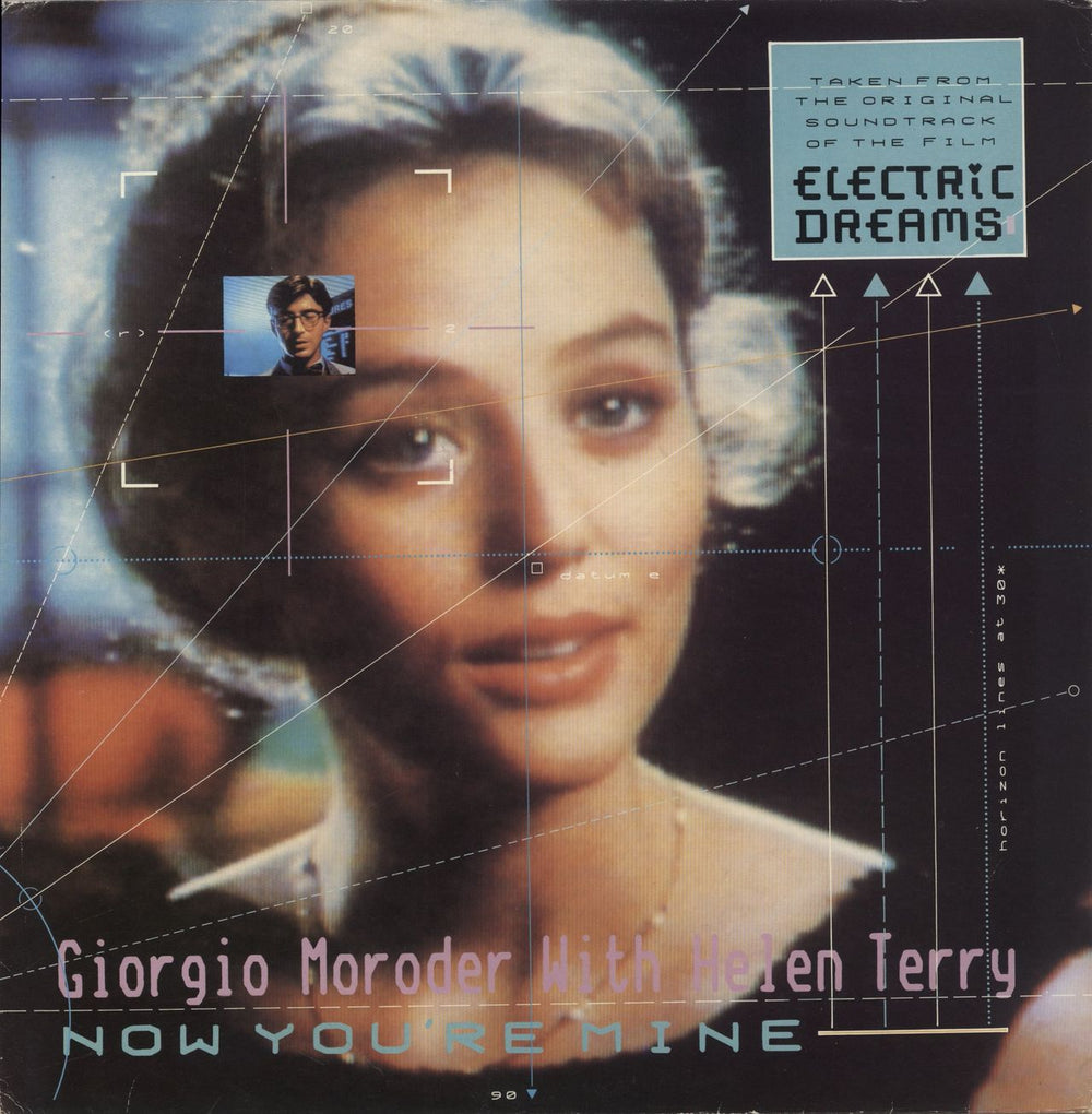 Giorgio Moroder Now You're Mine - Both Names Variant + Press Release UK 12" vinyl single (12 inch record / Maxi-single) VS710-12