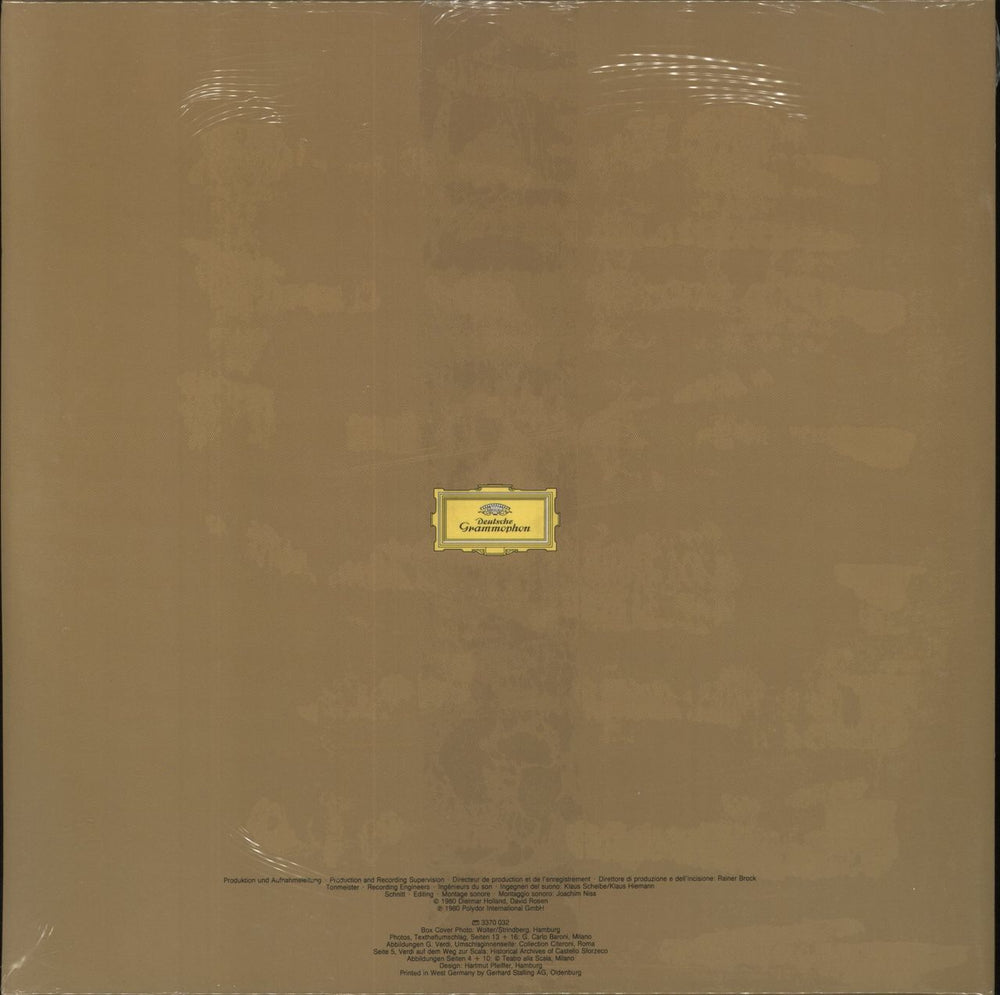 Giuseppe Verdi Requiem - 180gm German 2-LP vinyl record set (Double LP Album)