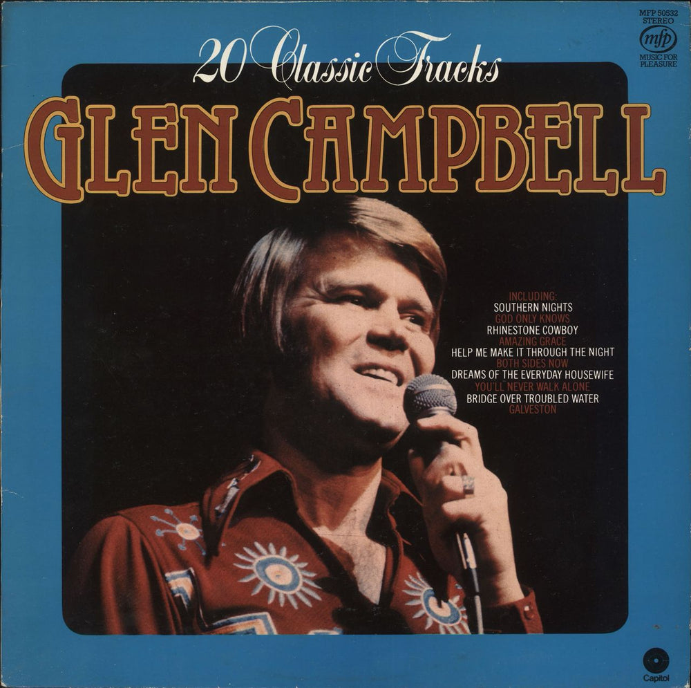 Glen Campbell 20 Classic Tracks UK vinyl LP album (LP record) MFP50532