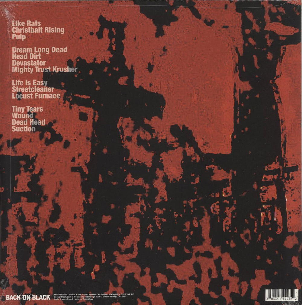 Godflesh Streetcleaner: Live At Roadburn 2011 - Red Vinyl - Sealed UK 2-LP vinyl record set (Double LP Album) 803341544352