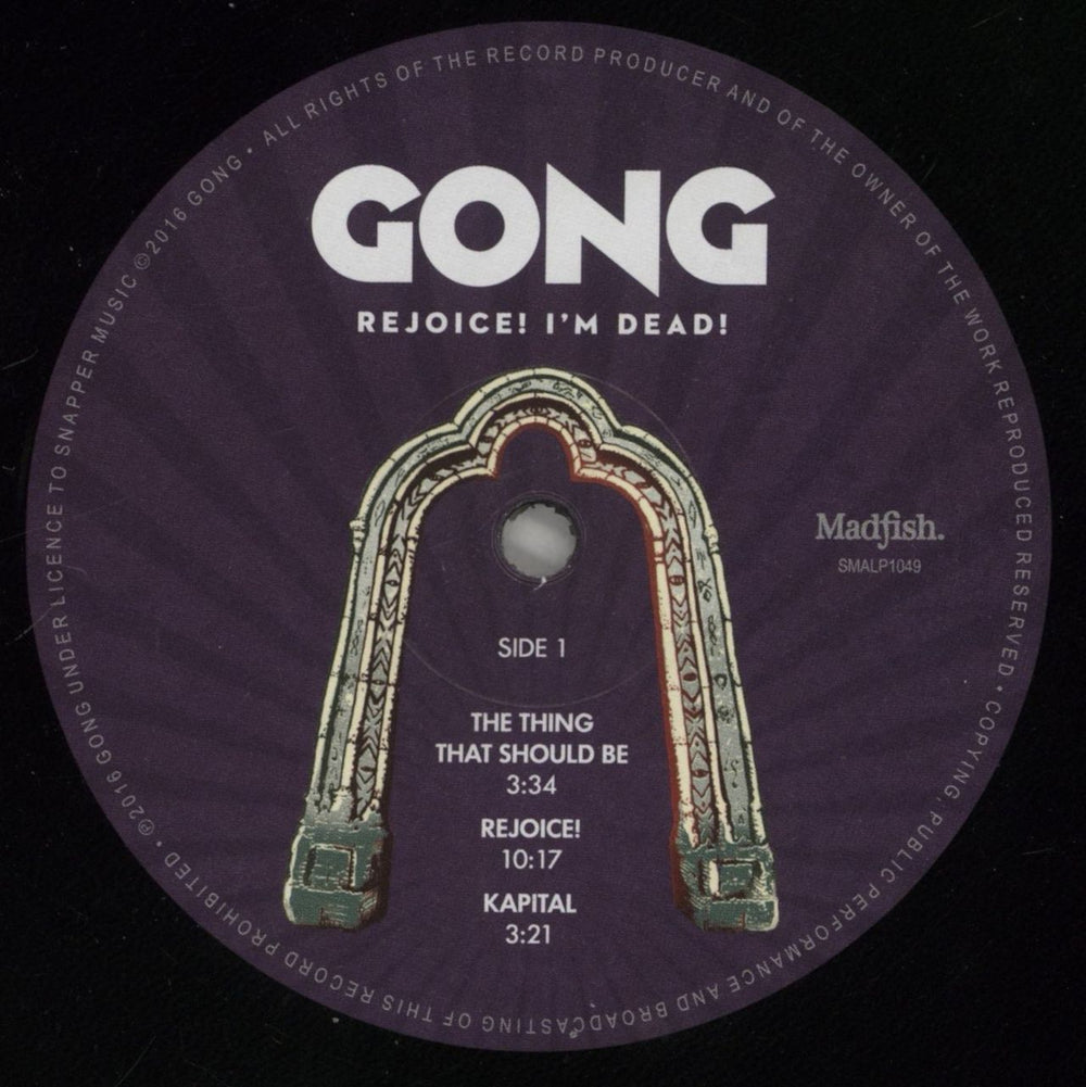 Gong Rejoice! I'm Dead! UK 2-LP vinyl record set (Double LP Album) GNG2LRE861038