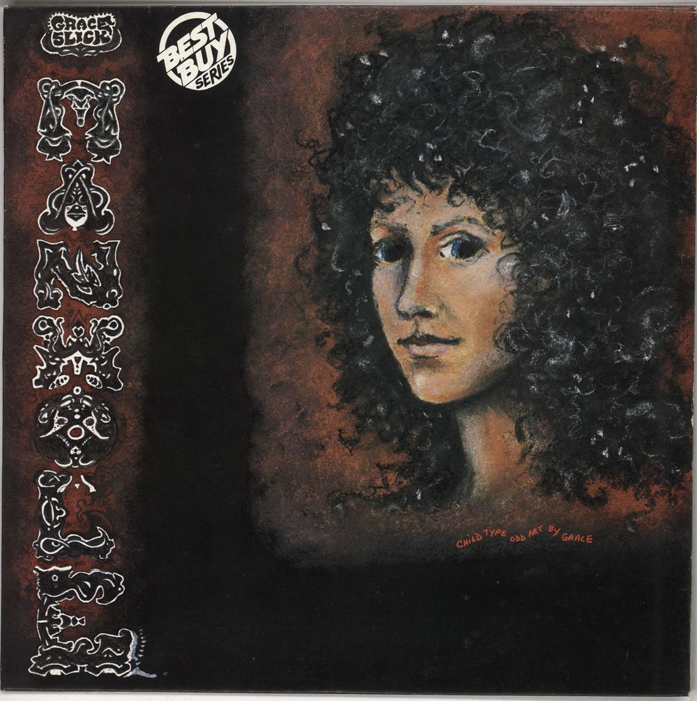 Grace Slick Manhole Italian vinyl LP album (LP record) YL3736