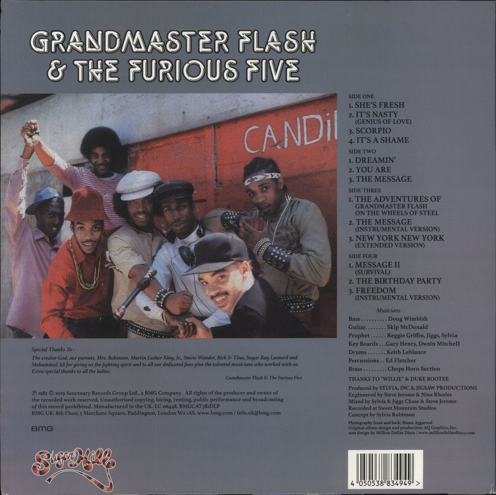 Grandmaster Flash The Message - Expanded Edition UK 2-LP vinyl record set (Double LP Album) 4050538834949