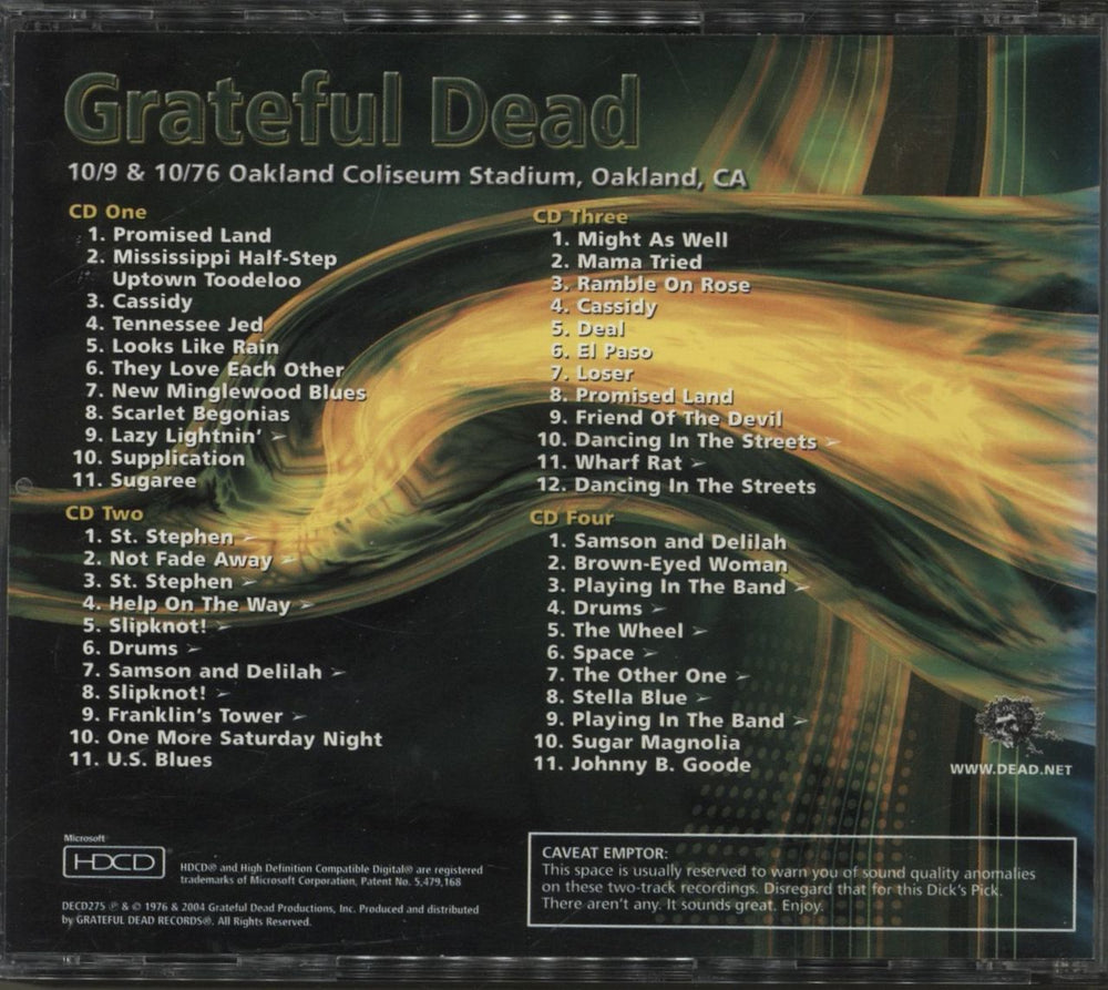 Grateful Dead Dick's Picks Volume Thirty Three US 4-CD album set GRD4CDI758296