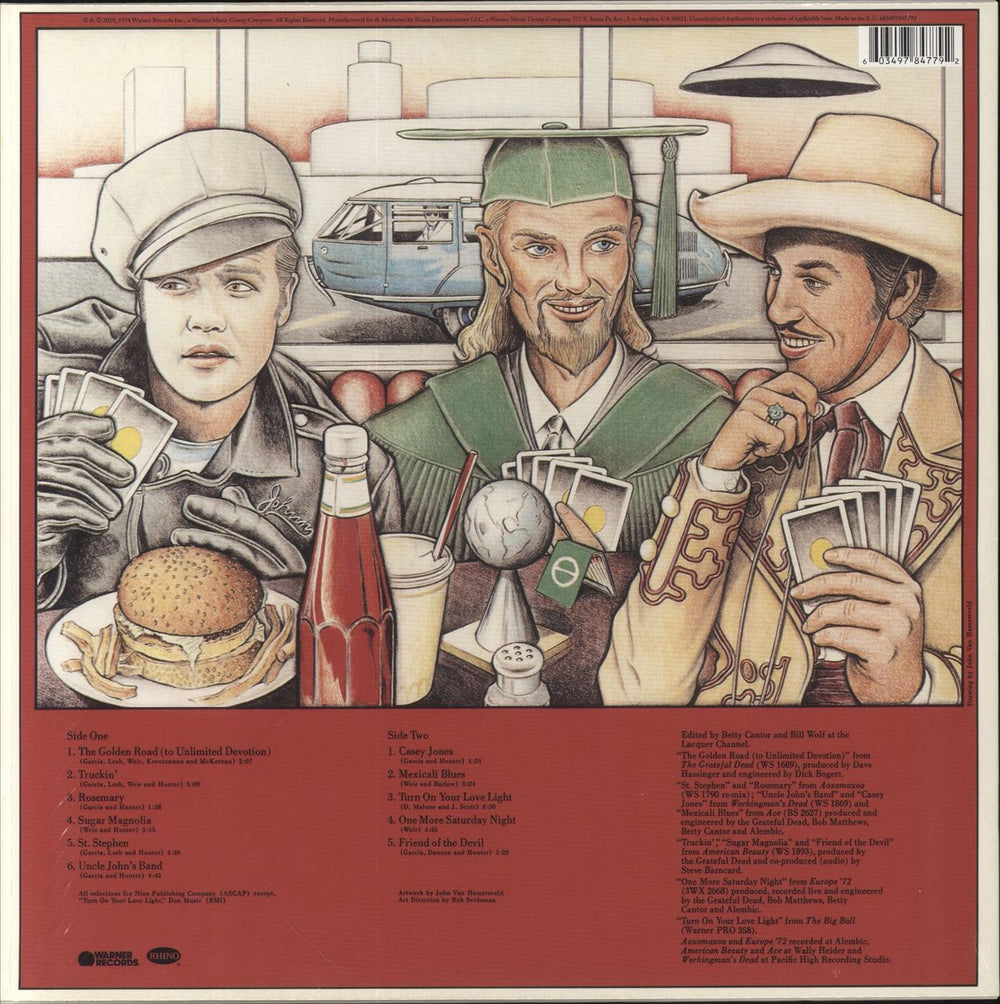 Grateful Dead Skeletons From The Closet UK vinyl LP album (LP record) 603497847792