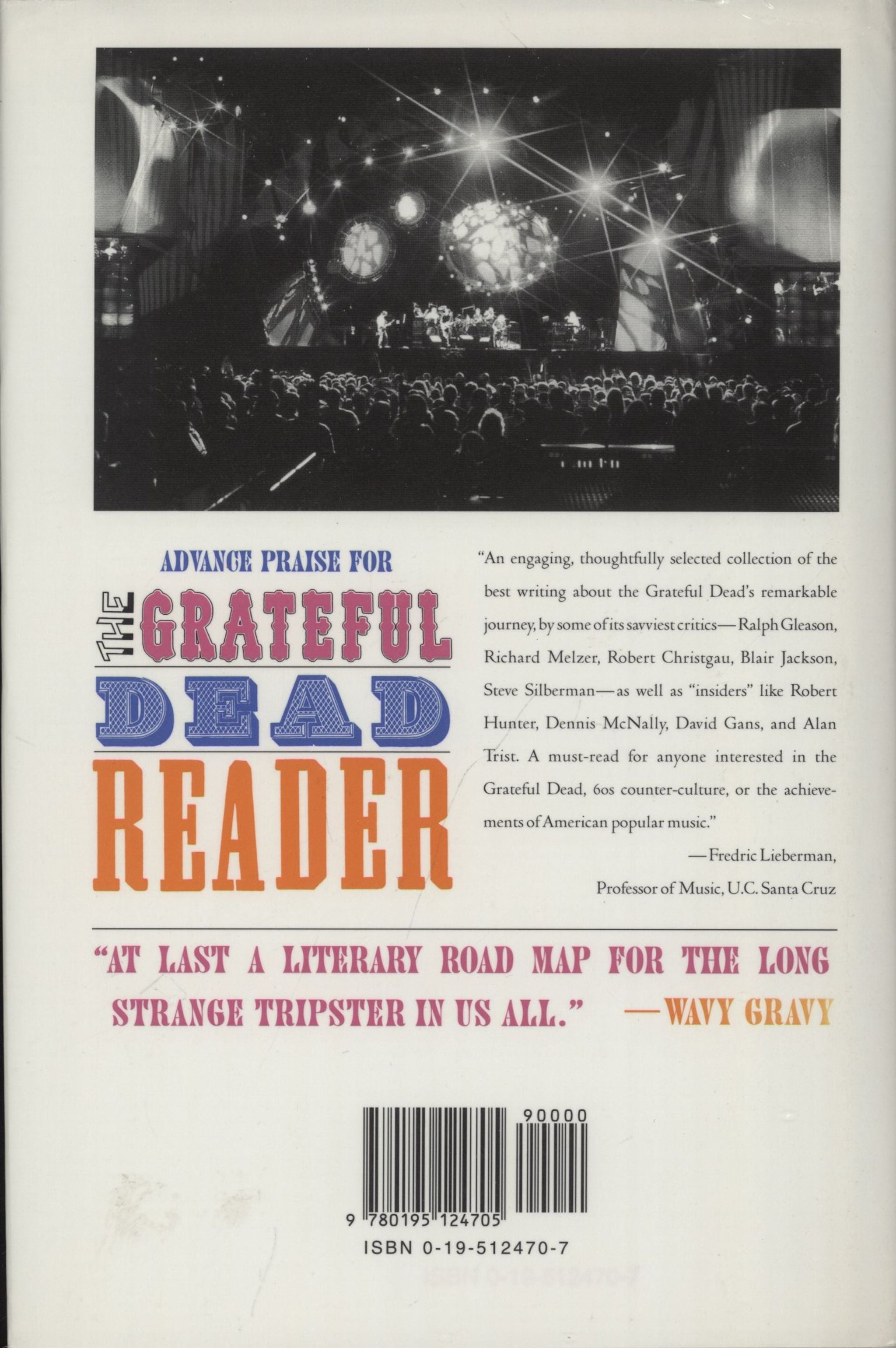 Grateful Dead The Grateful Dead Reader US book 9780195124705