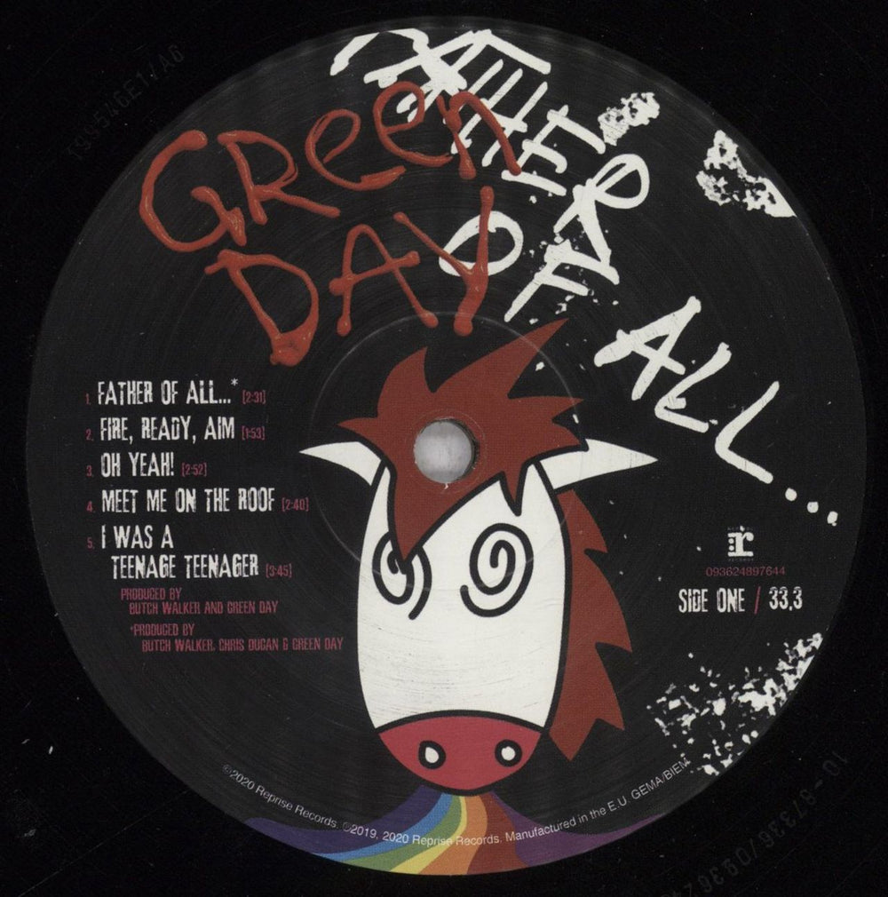 Green Day Father Of All... UK vinyl LP album (LP record) GRNLPFA843825