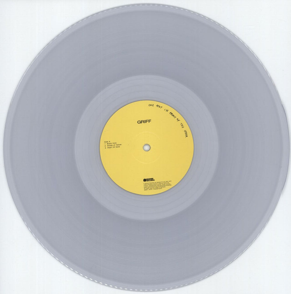 Griff One Foot In Front Of The Other - Clear Vinyl UK vinyl LP album (LP record) 3STLPON875042