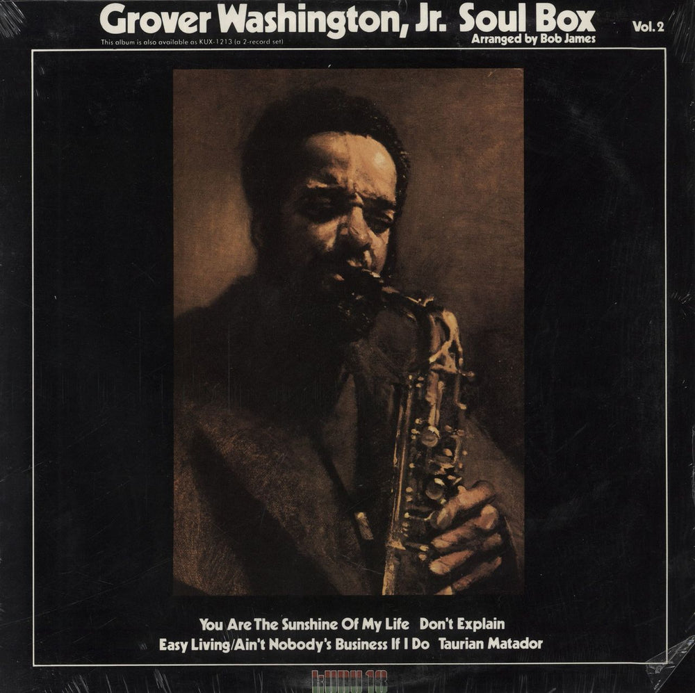 Grover Washington Soul Box Volume 2 - Shrink US vinyl LP album (LP record) KU-13