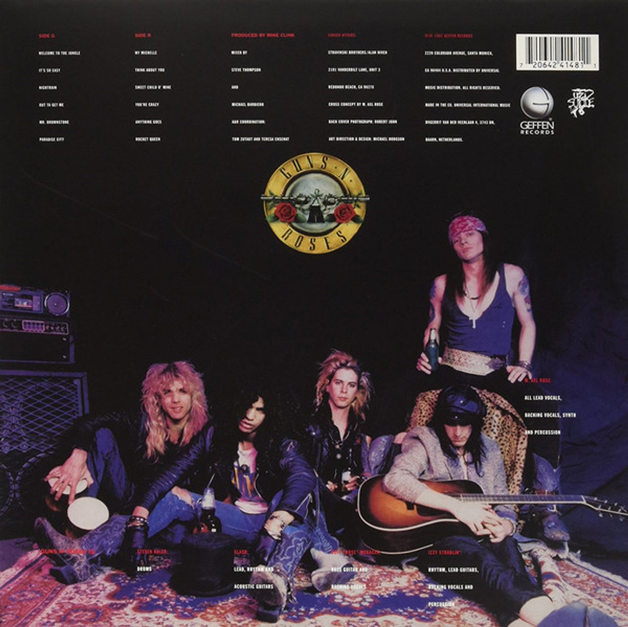 Guns N Roses Appetite For Destruction - 180 Gram - Sealed UK Vinyl LP