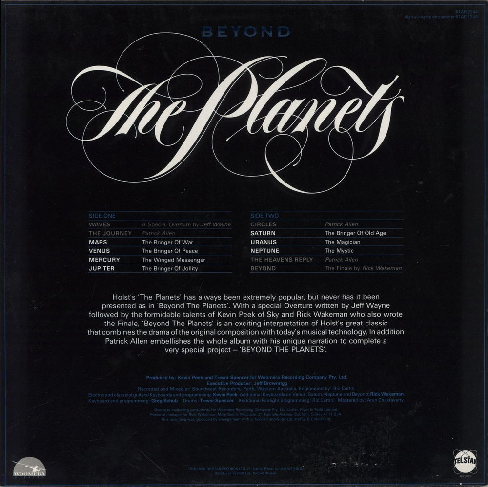 Gustav Holst Beyond The Planets - EX UK vinyl LP album (LP record)