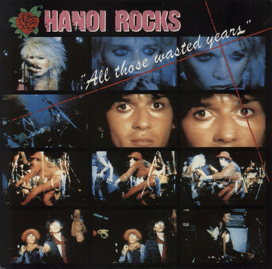 Hanoi Rocks All Those Wasted Years UK vinyl LP album (LP record) LICKDLP5/6