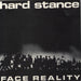 Hard Stance Face Reality - 5th - Clear Vinyl US 7" vinyl single (7 inch record / 45) WS-1