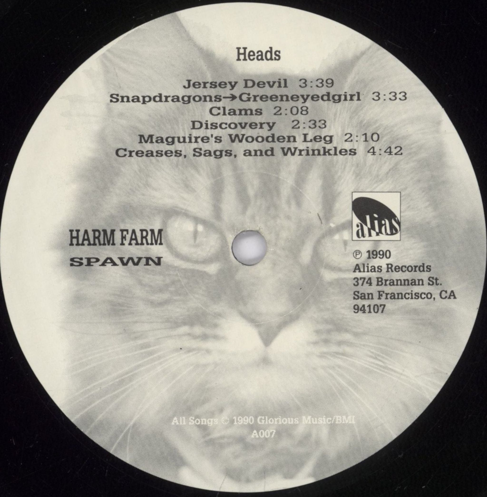 Harm Farm Spawn US vinyl LP album (LP record) -VALPSP892995