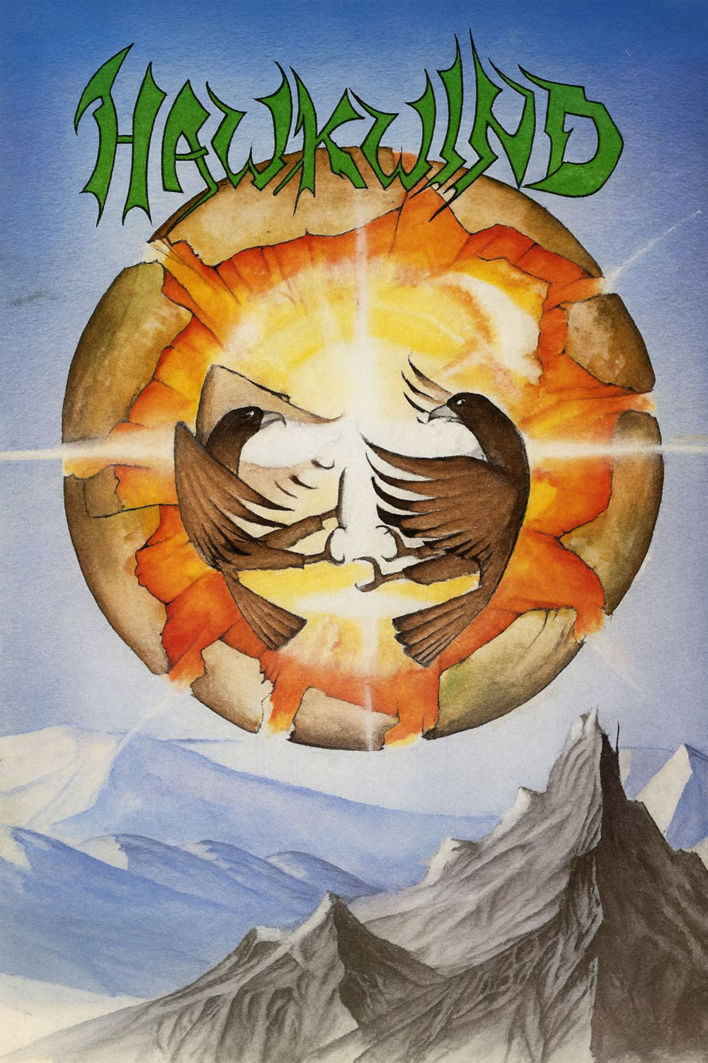 Hawkwind Earth Ritual + Ticket UK tour programme PROGRAMME + TICKET