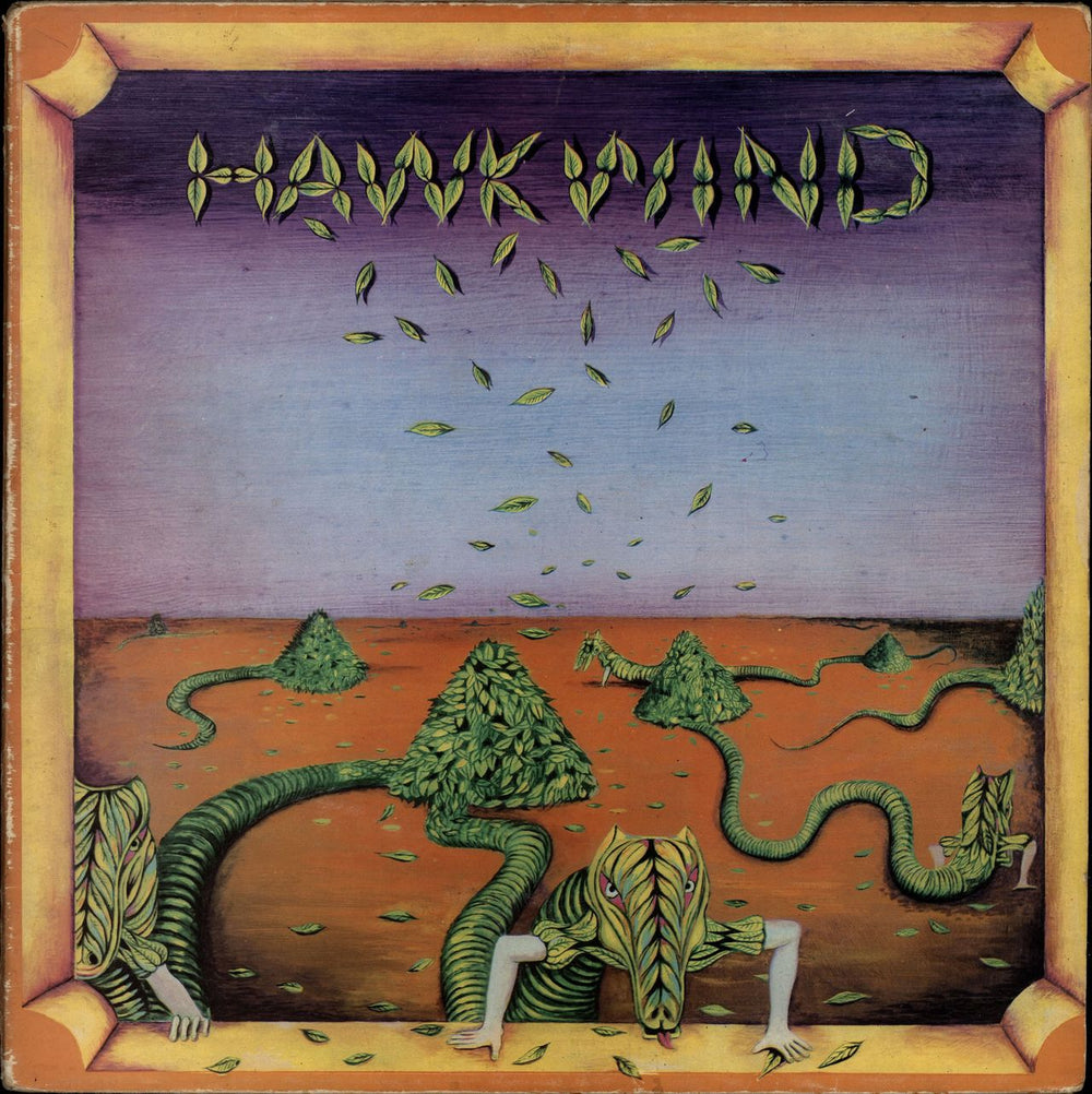 Hawkwind Hawkwind - 2nd - VG UK vinyl LP album (LP record) LBS83348