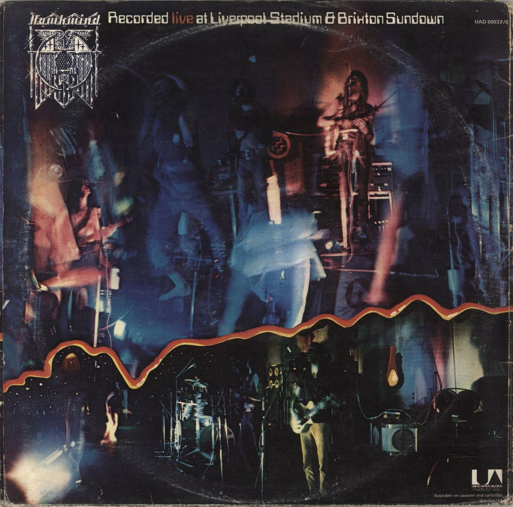 Hawkwind Space Ritual - 1st - EX UK 2-LP vinyl record set (Double LP Album)