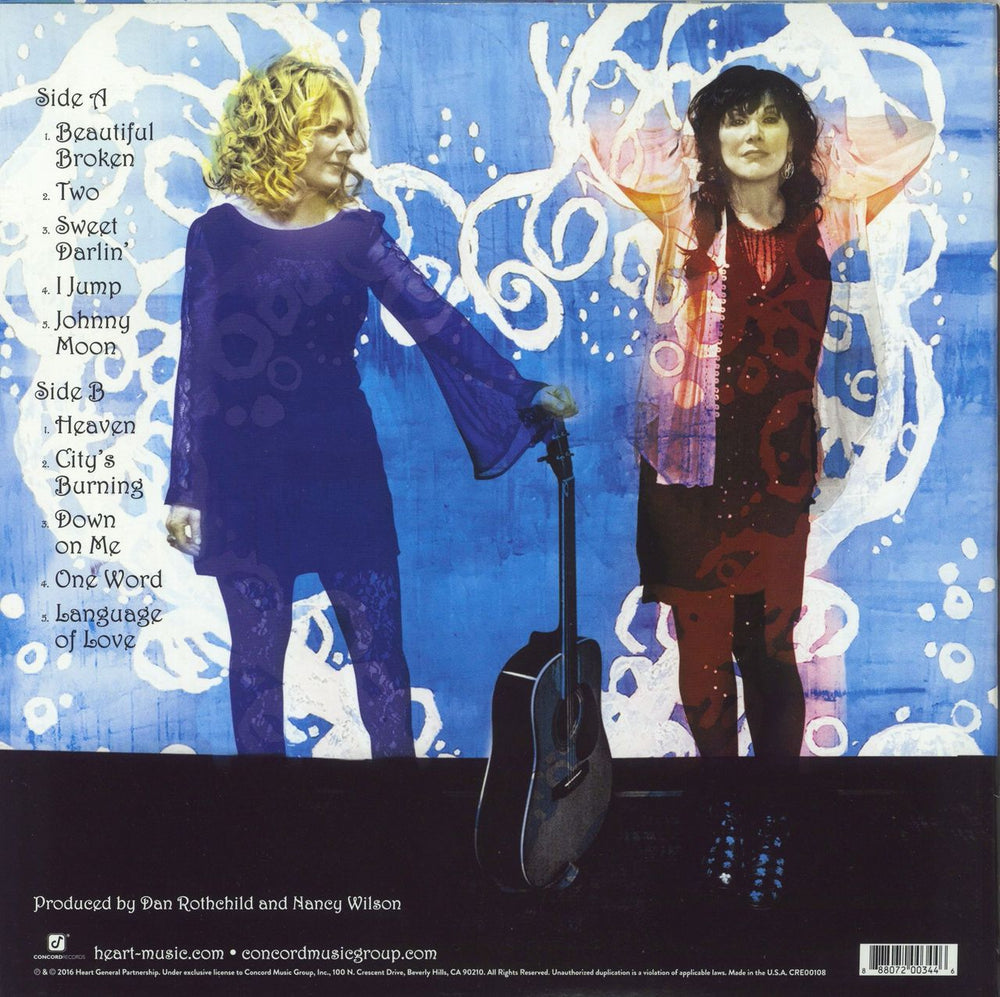 Heart Beautiful Broken US vinyl LP album (LP record) 888072003446