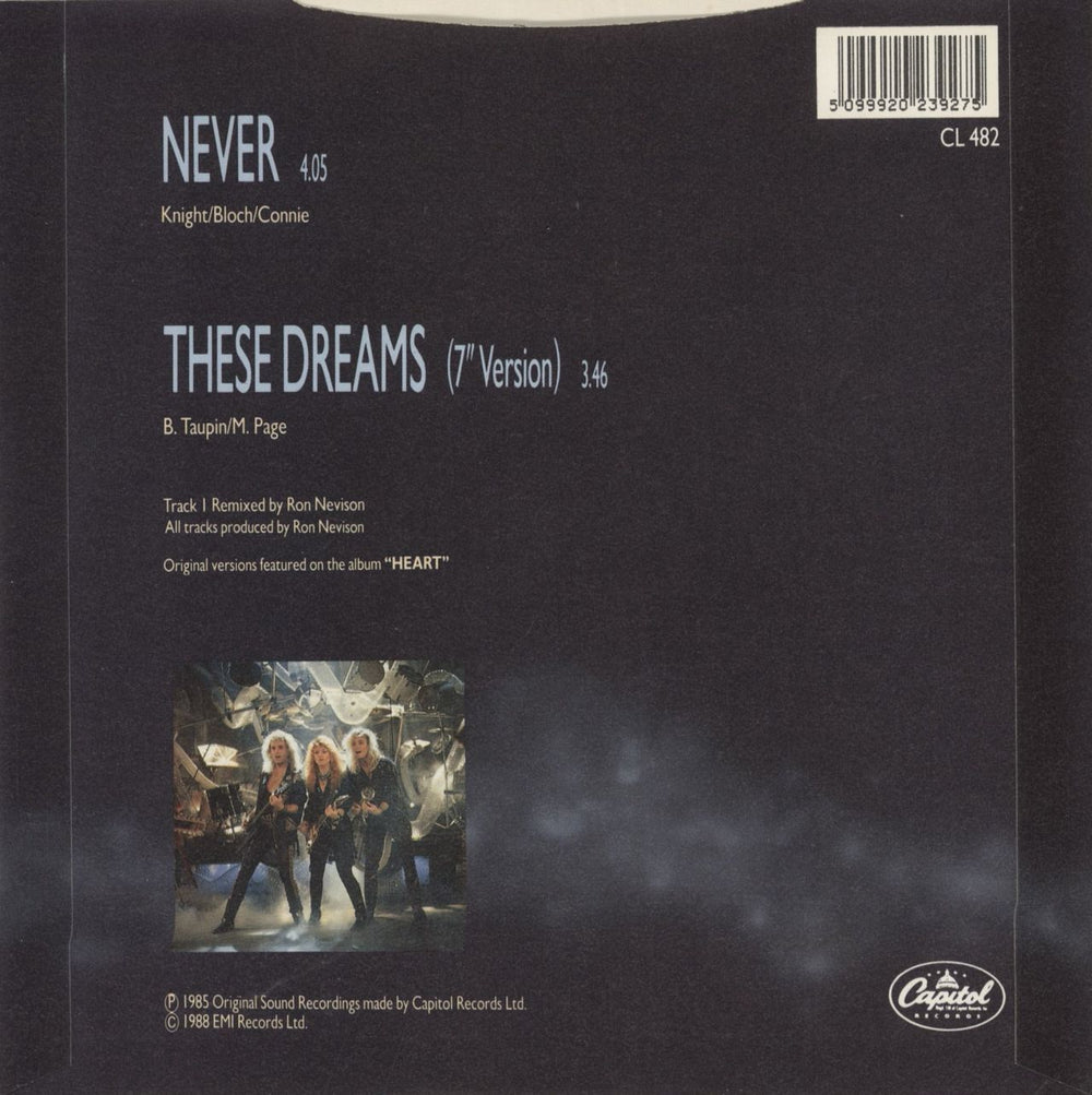 Heart Never - Solid UK 7" vinyl single (7 inch record / 45) 5099920239275