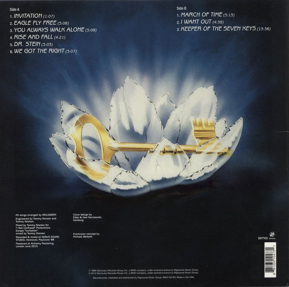 Helloween Keeper Of The Seven Keys - Part II US vinyl LP album (LP record) 881034104731