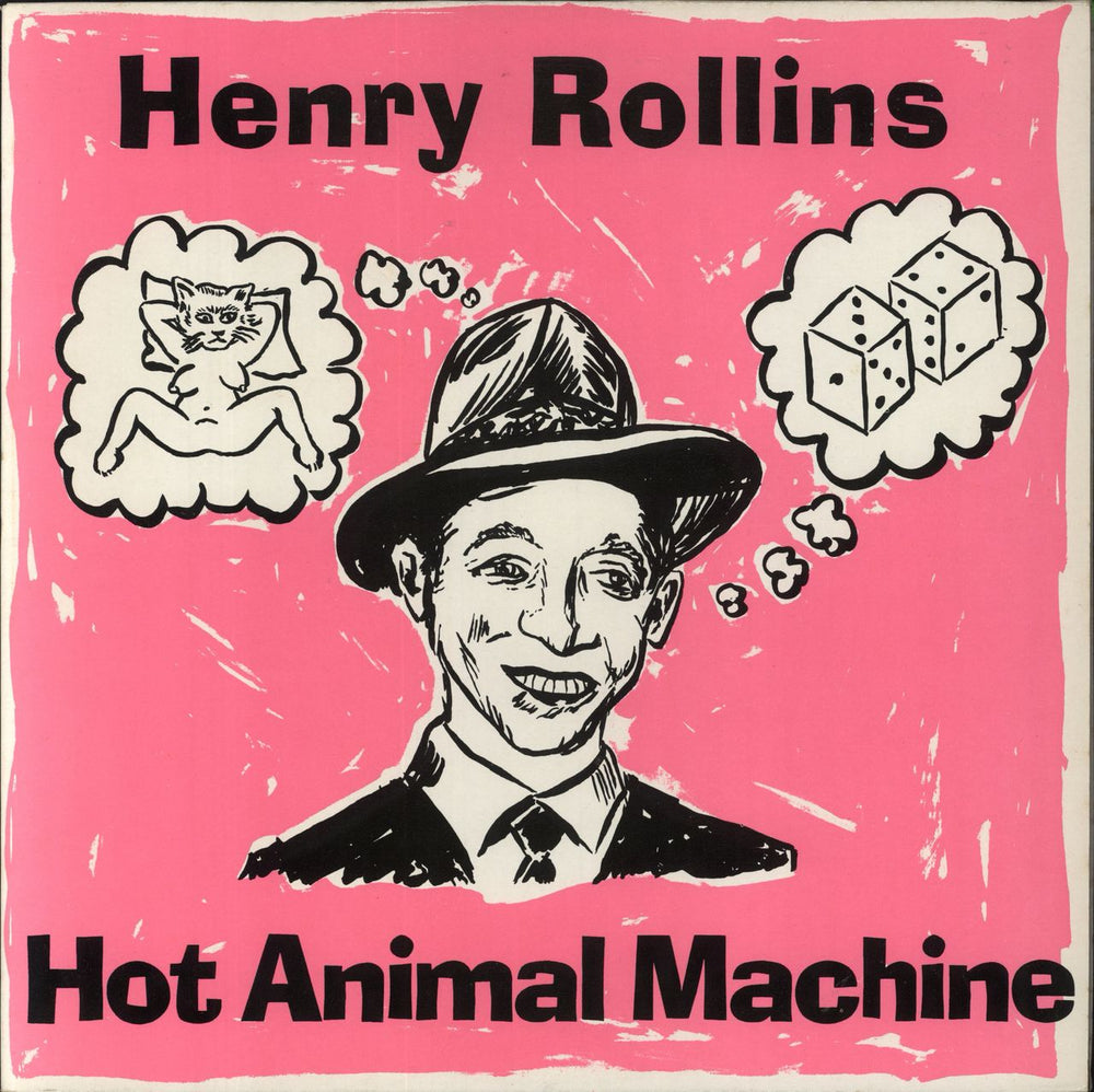 Henry Rollins Hot Animal Machine UK vinyl LP album (LP record) SAVE24