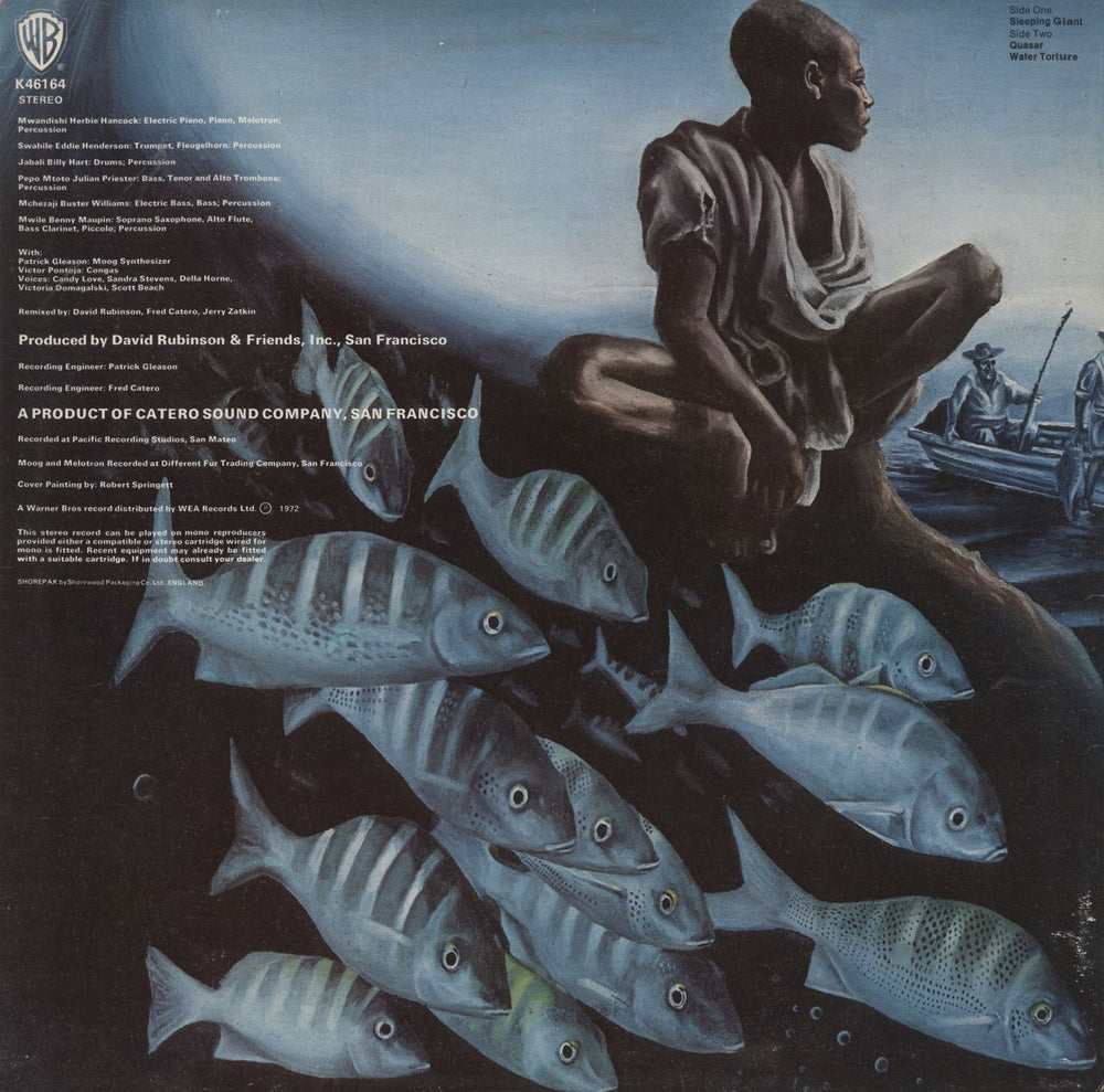 Herbie Hancock Crossings UK vinyl LP album (LP record)