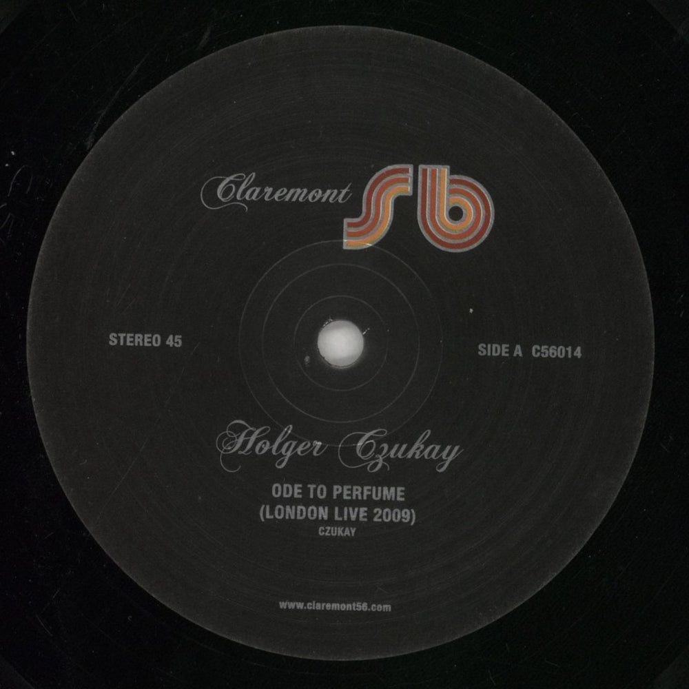 Holger Czukay Ode To Perfume / Fragrance UK 10" vinyl single (10 inch record) CZU10OD855888