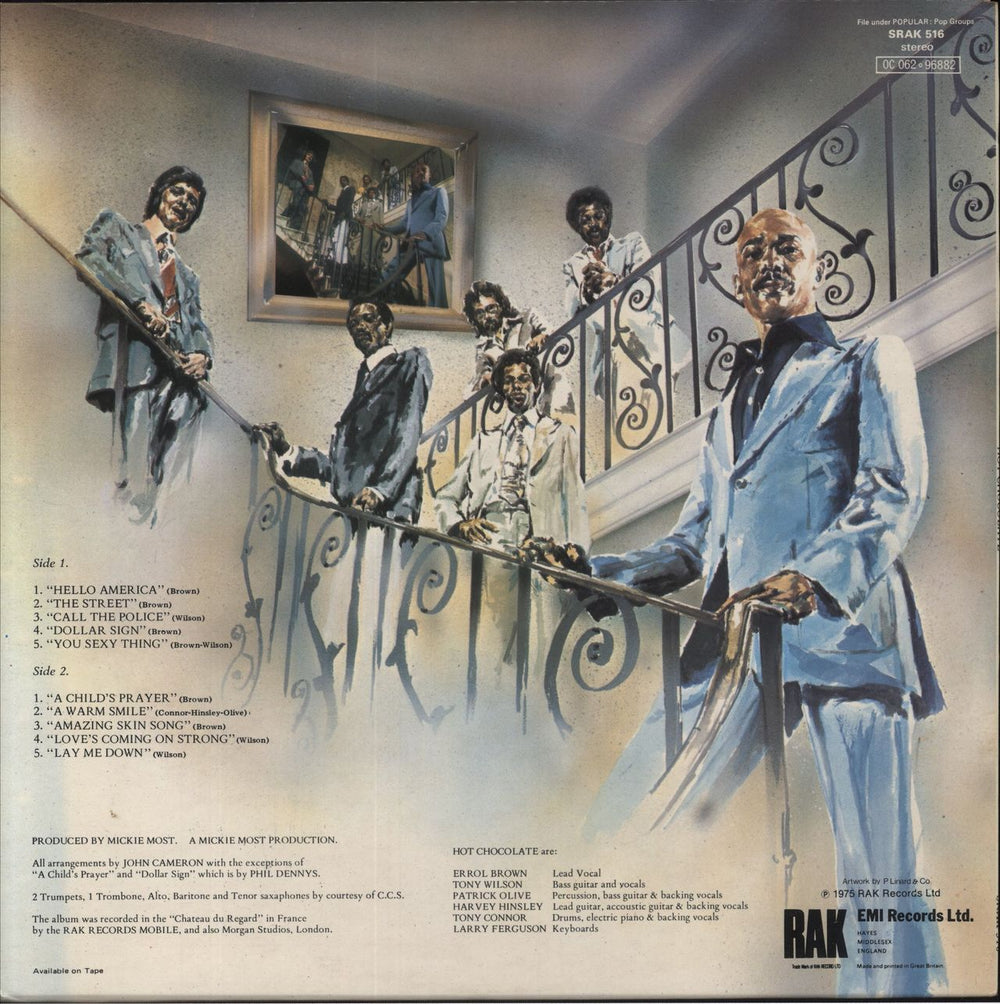 Hot Chocolate Hot Chocolate UK vinyl LP album (LP record)