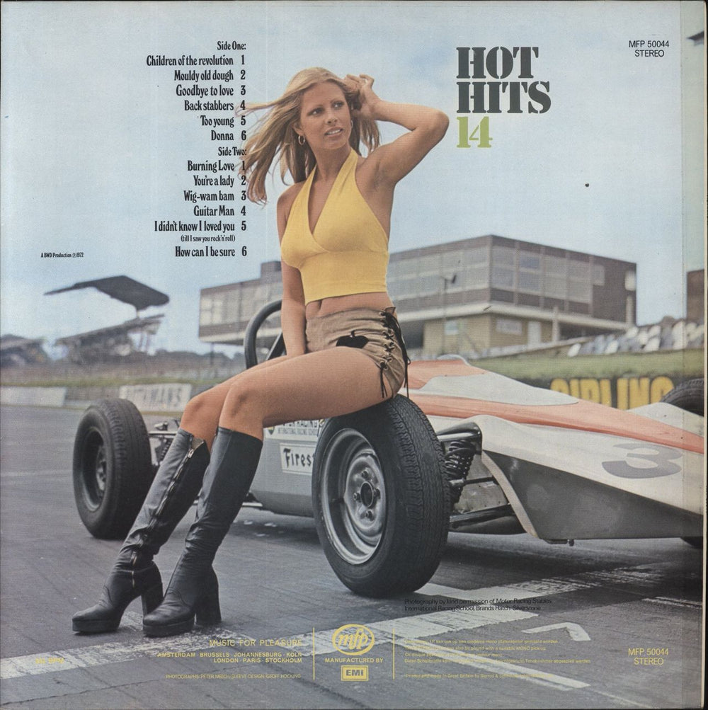 Hot Hits Hot Hits 14 UK vinyl LP album (LP record)