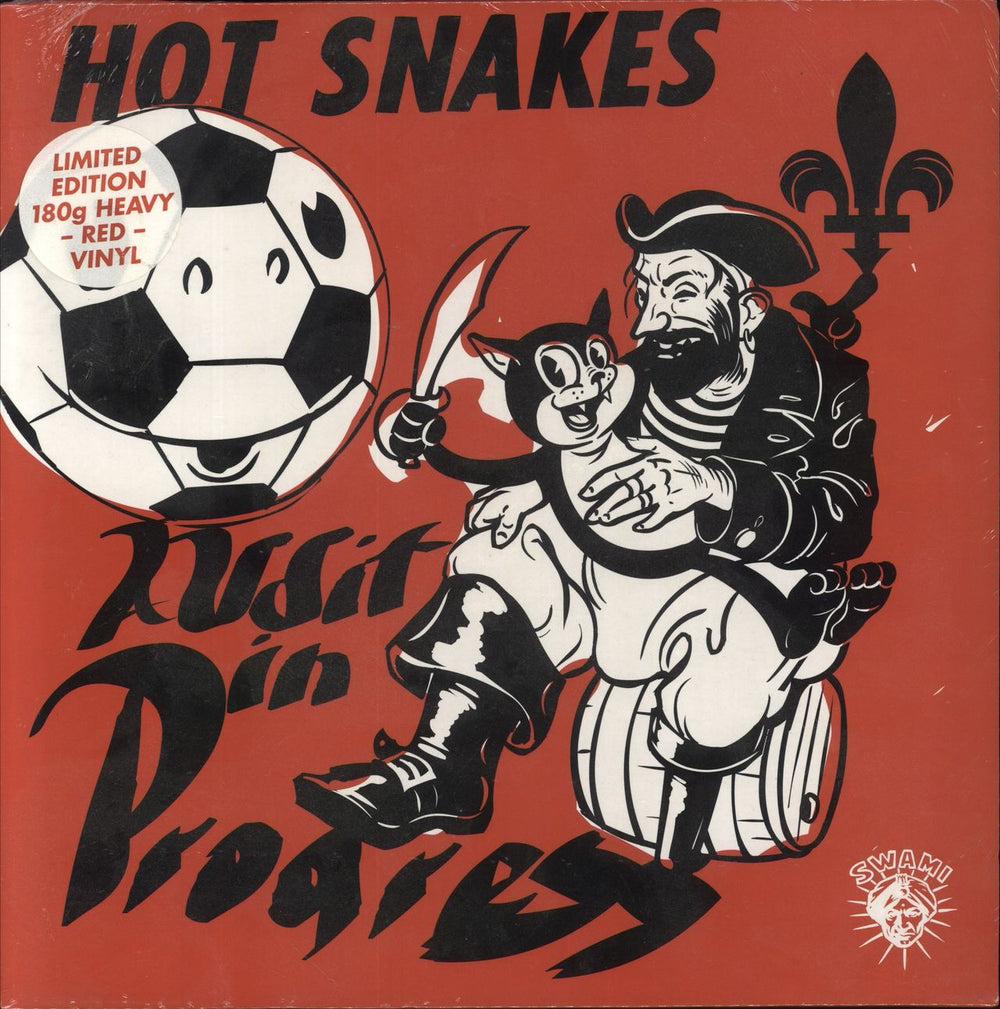 Hot Snakes Audit In Progress - Red Vinyl UK vinyl LP album (LP record) TPLP449