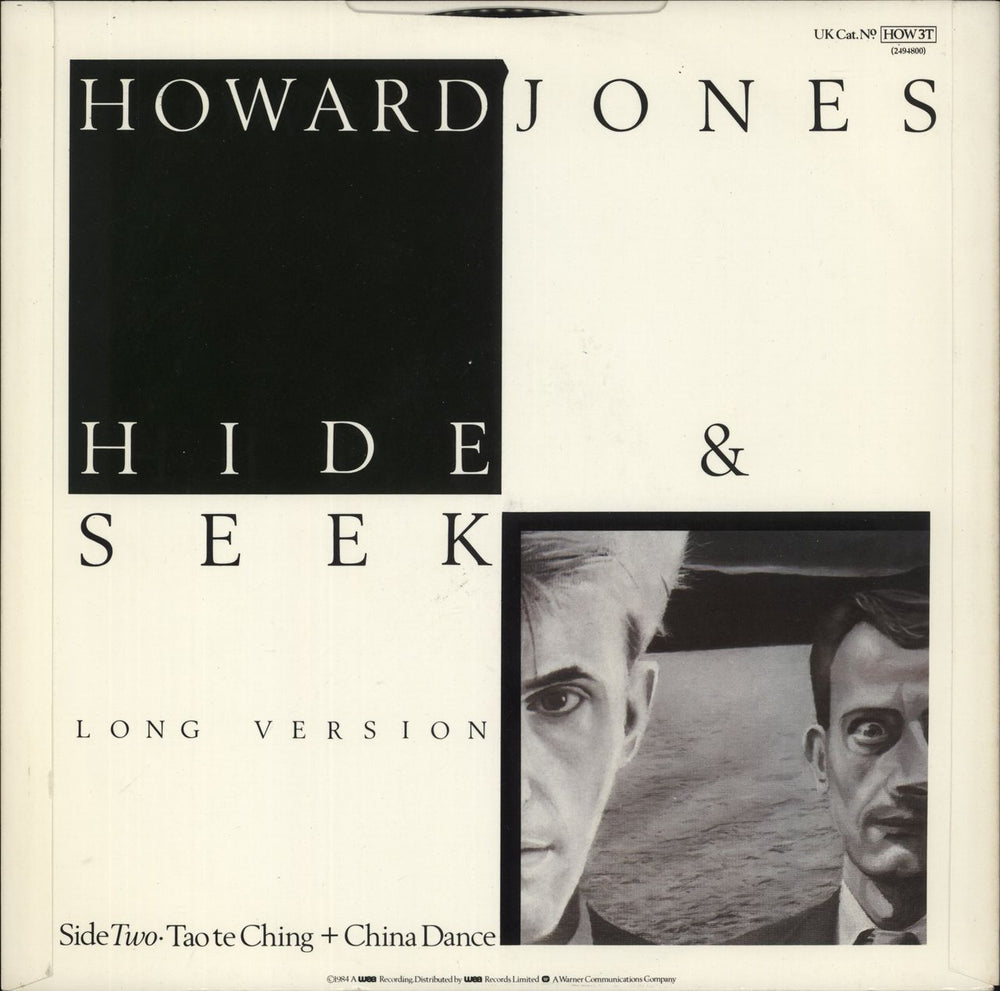 Howard Jones Hide & Seek UK 12" vinyl single (12 inch record / Maxi-single)