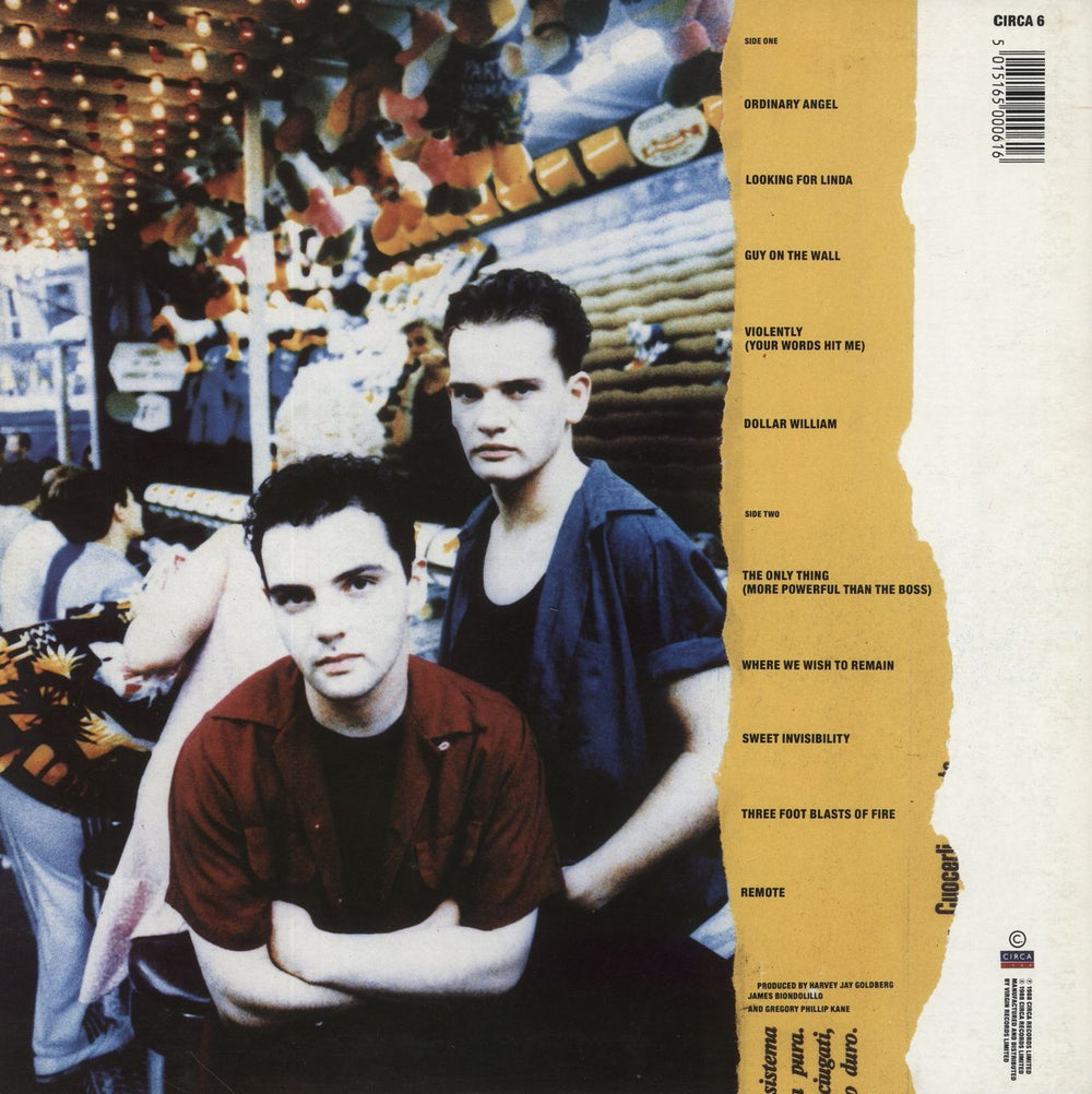 Hue & Cry Remote UK vinyl LP album (LP record) 5015165000616