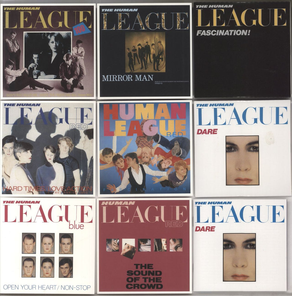 Human League Dare / Fascination UK 2 CD album set (Double CD) HUM2CDA618426