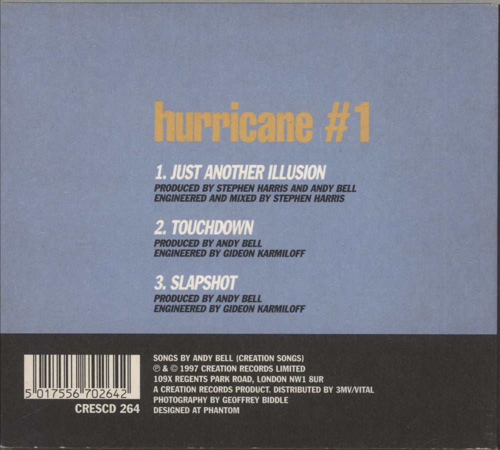 Hurricane #1 Just Another Illusion UK CD single (CD5 / 5") 5017556702642