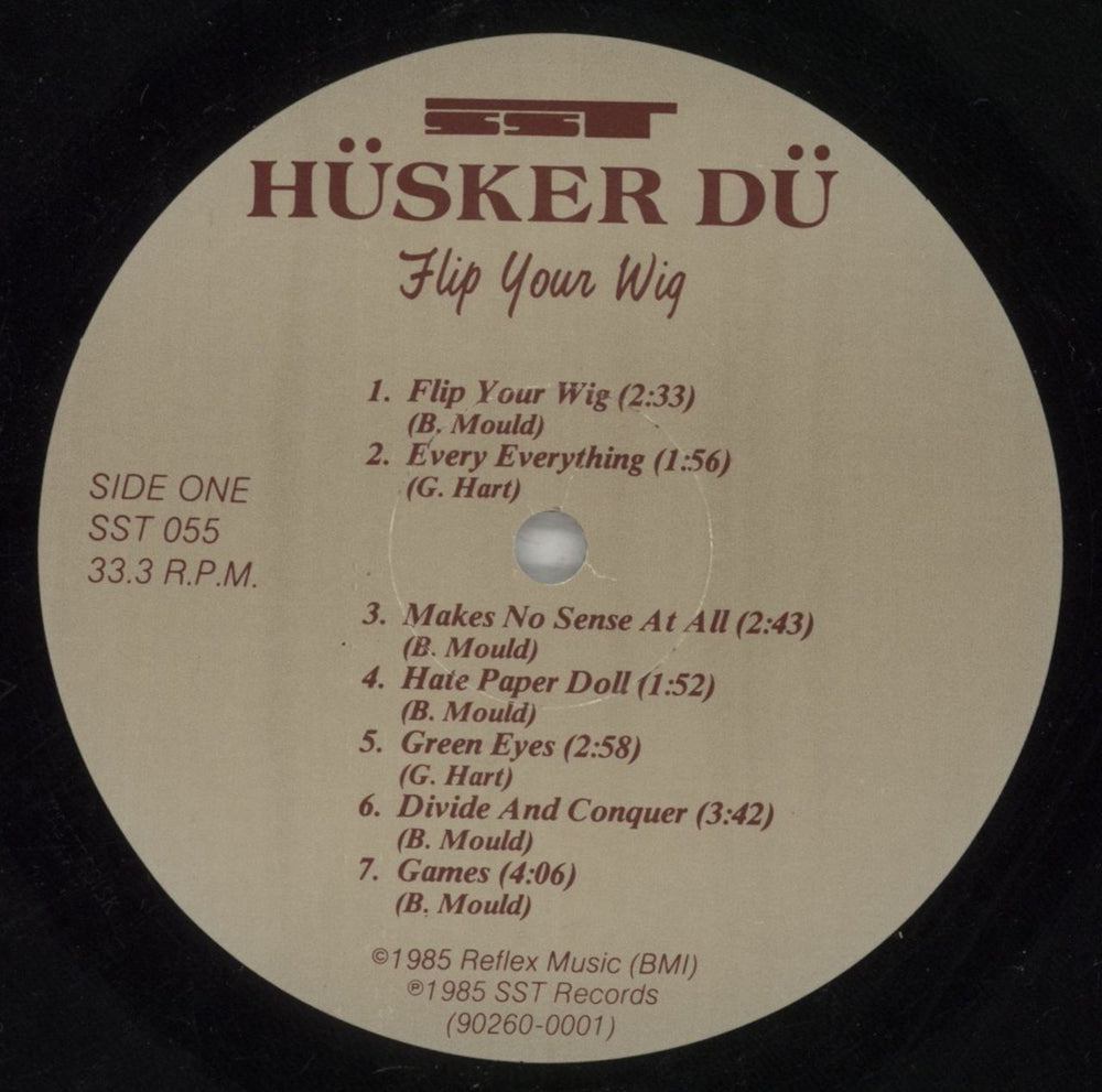 Husker Du Flip Your Wig - EX US vinyl LP album (LP record) HDULPFL870699