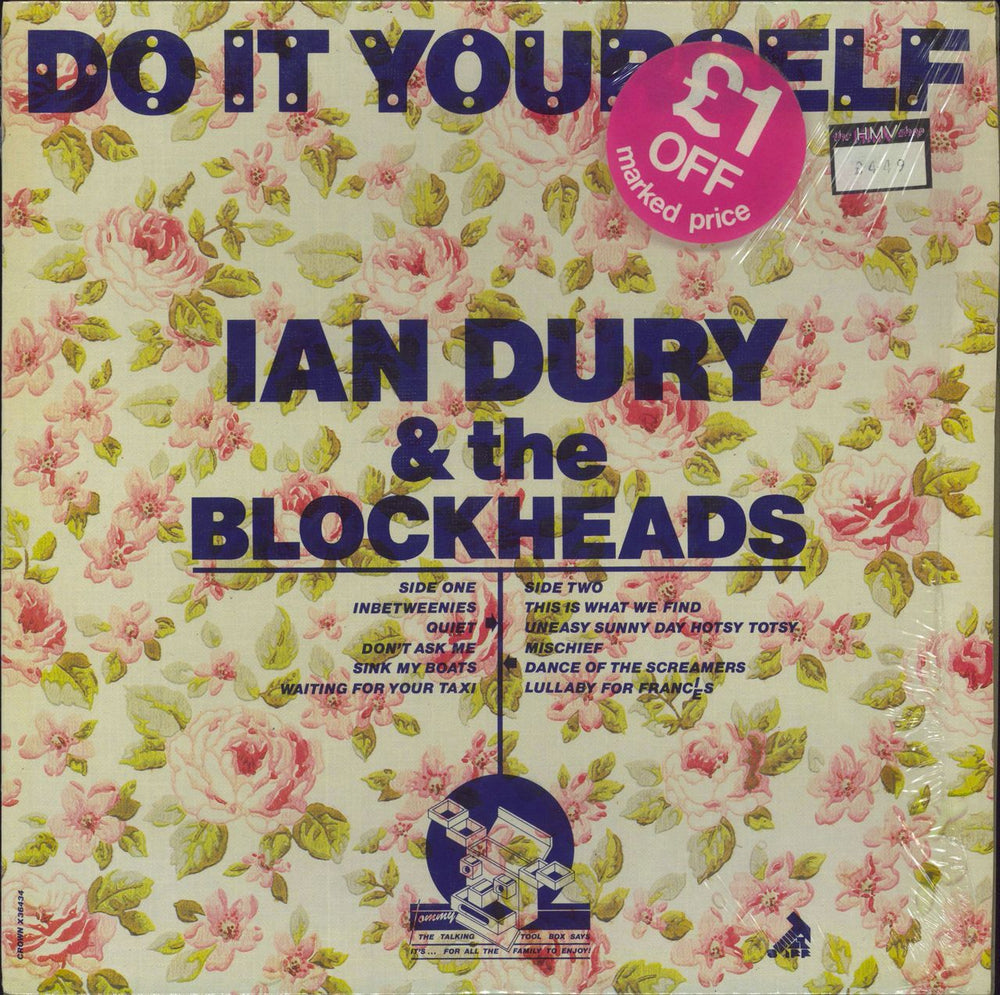 Ian Dury Do It Yourself - X36434 - Shrink UK vinyl LP album (LP record) SEEZ14