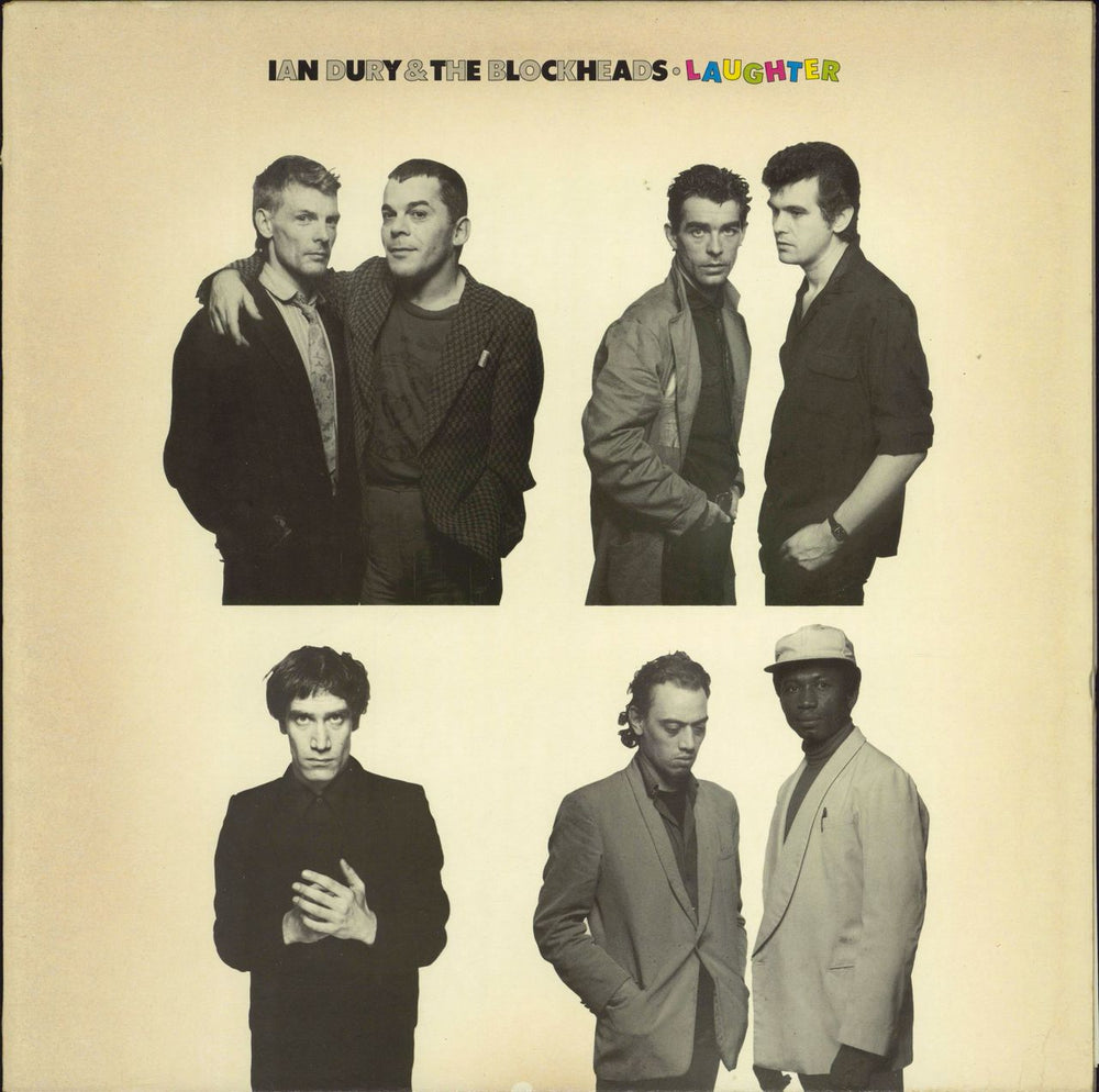 Ian Dury Laughter + Wilko Johnson & Ian Horne inner UK vinyl LP album (LP record) SEEZ30