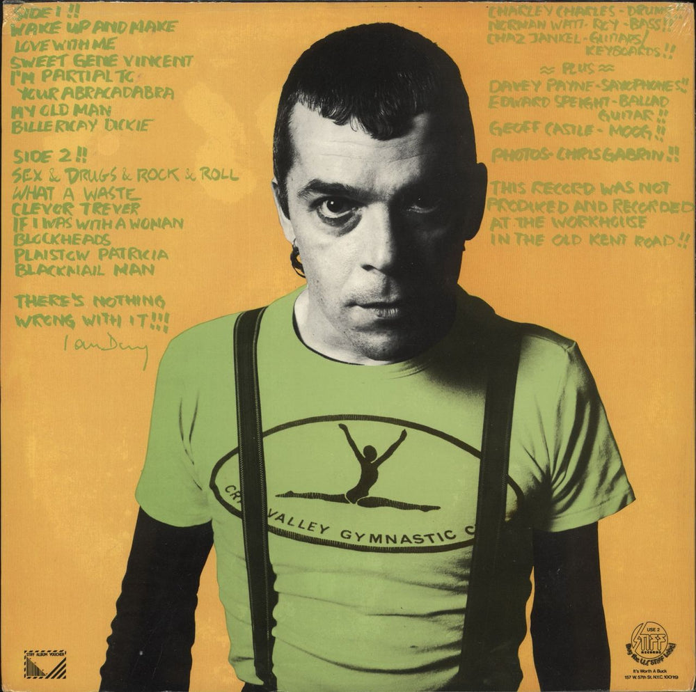 Ian Dury New Boots And Panties + Hype Sticker - Sealed US vinyl LP album (LP record)