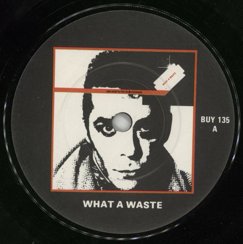 Ian Dury What A Waste - Archive UK 7" vinyl single (7 inch record / 45) IND07WH871288