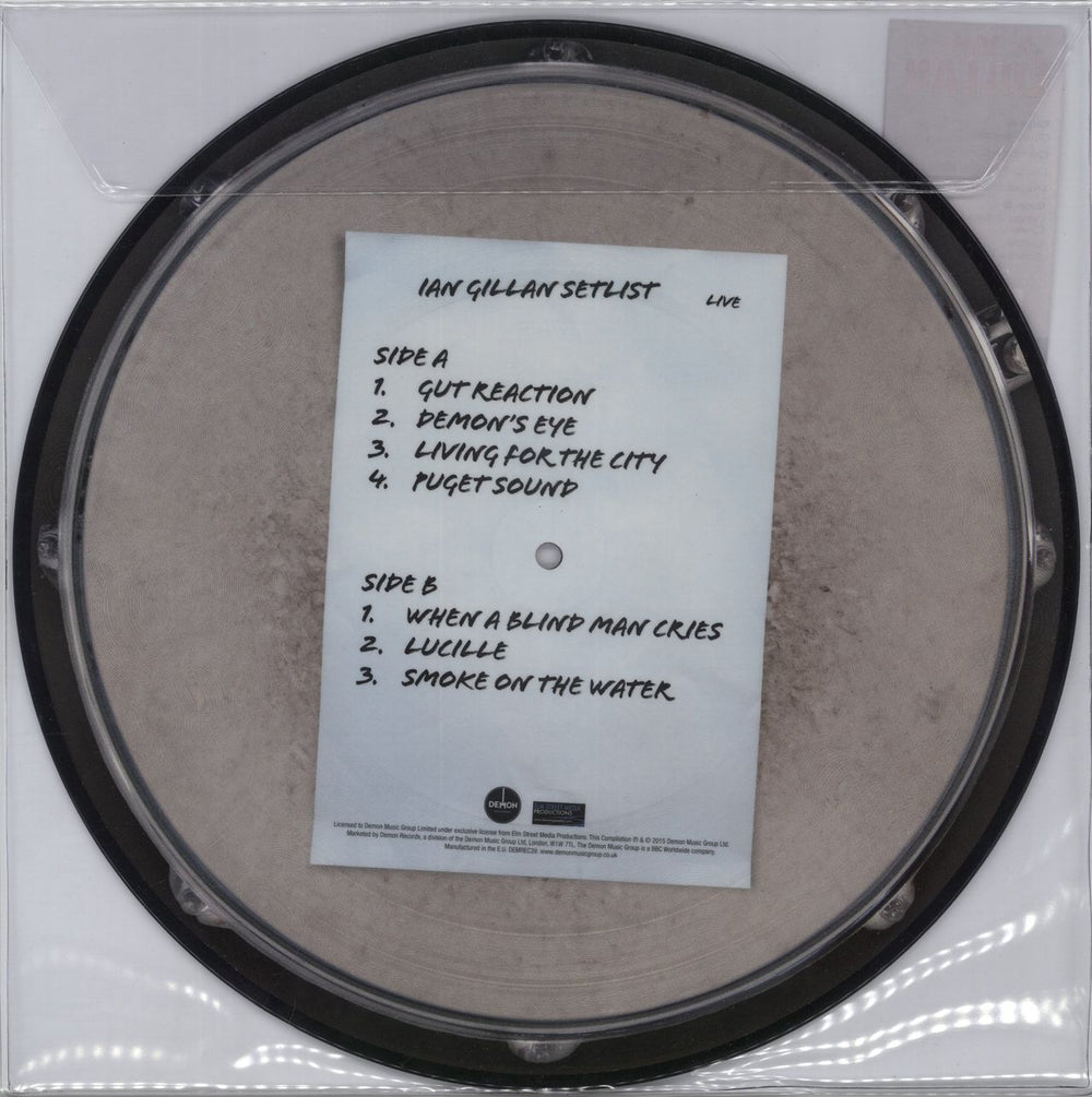 Ian Gillan Access All Areas UK picture disc LP (vinyl picture disc album) 5014797891111