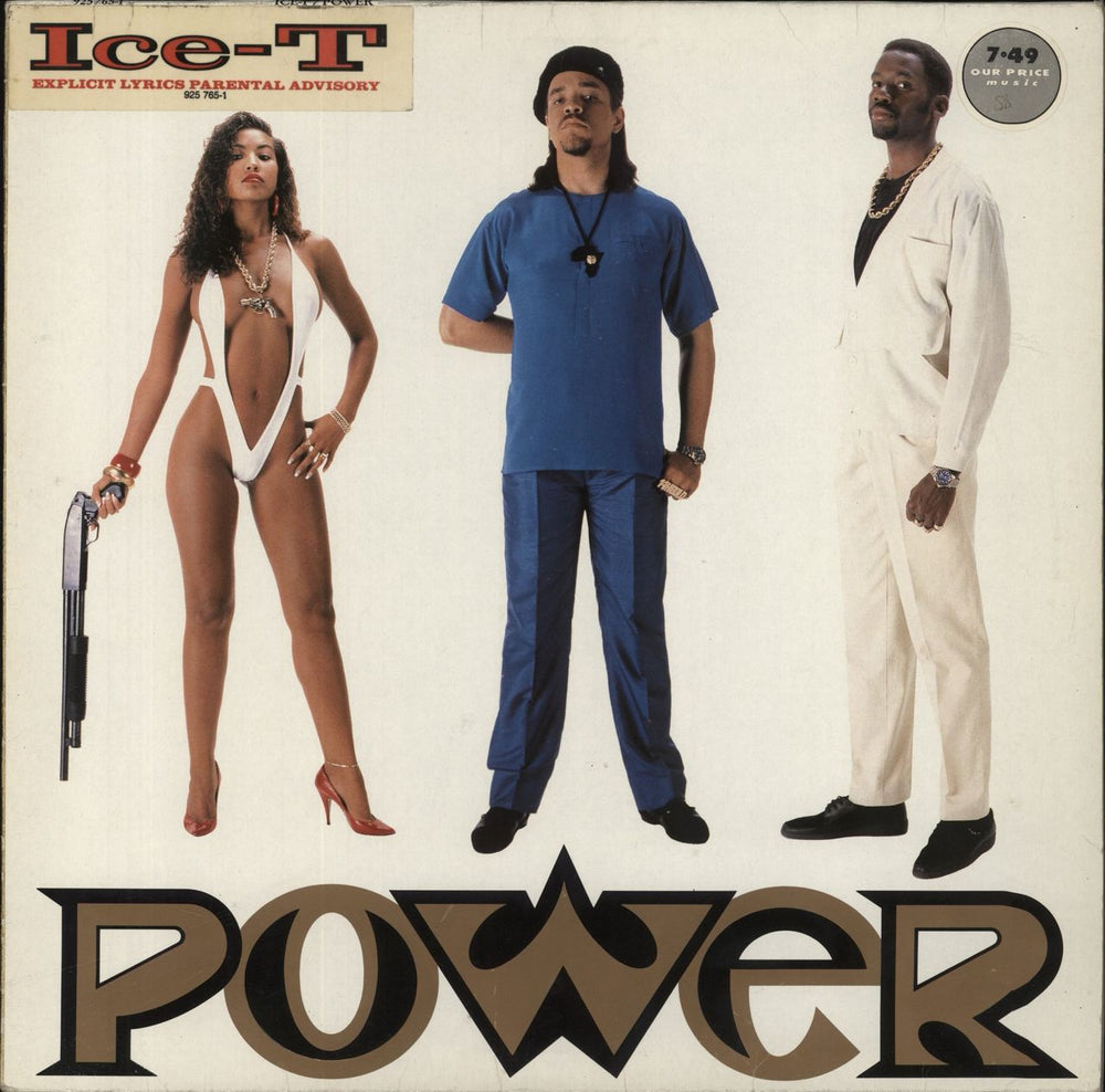 Ice T Power German vinyl LP album (LP record) 925765-1