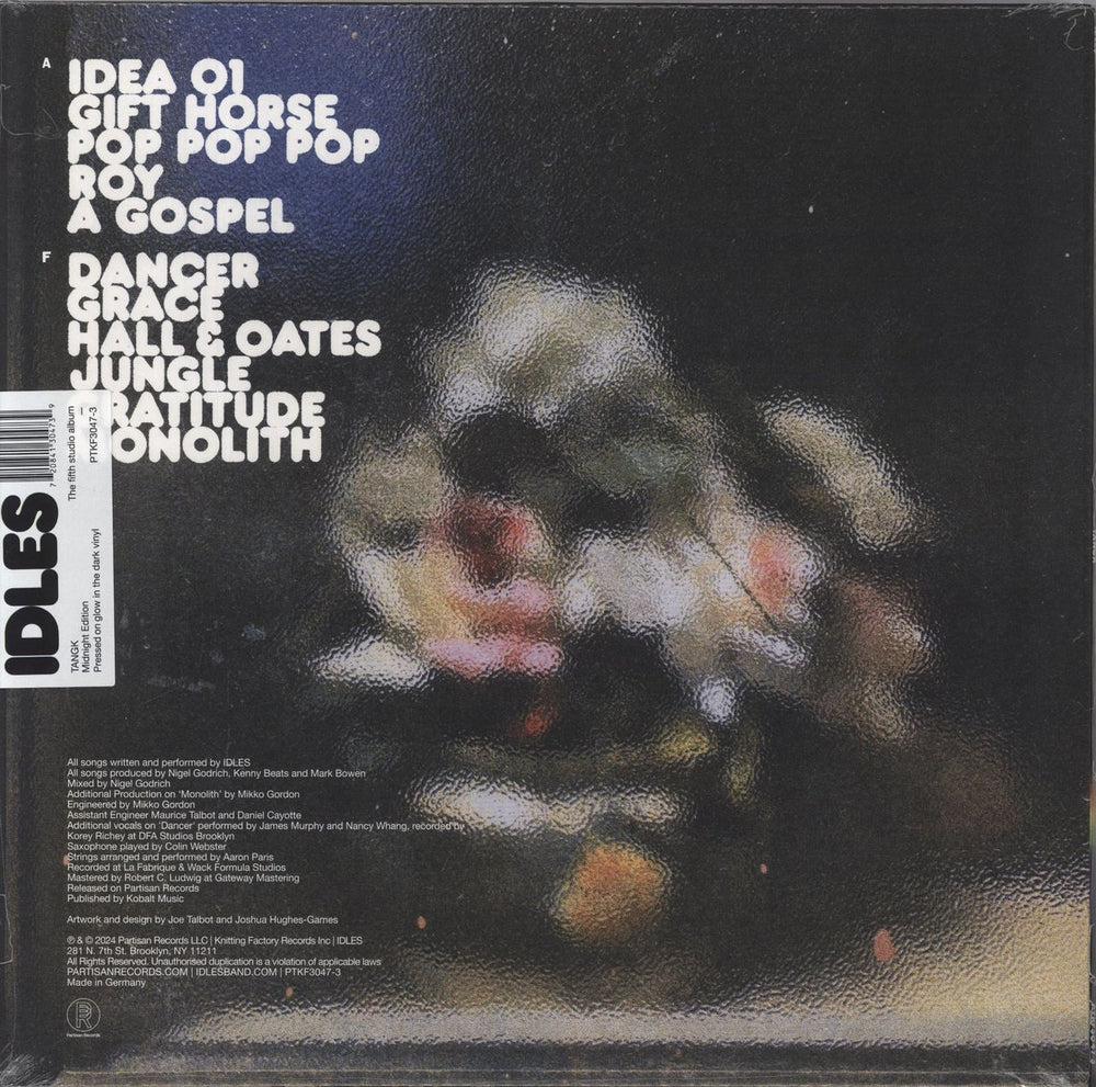 Idles TANGK - Glow in the Dark - Sealed UK vinyl LP album (LP record) 720841304739