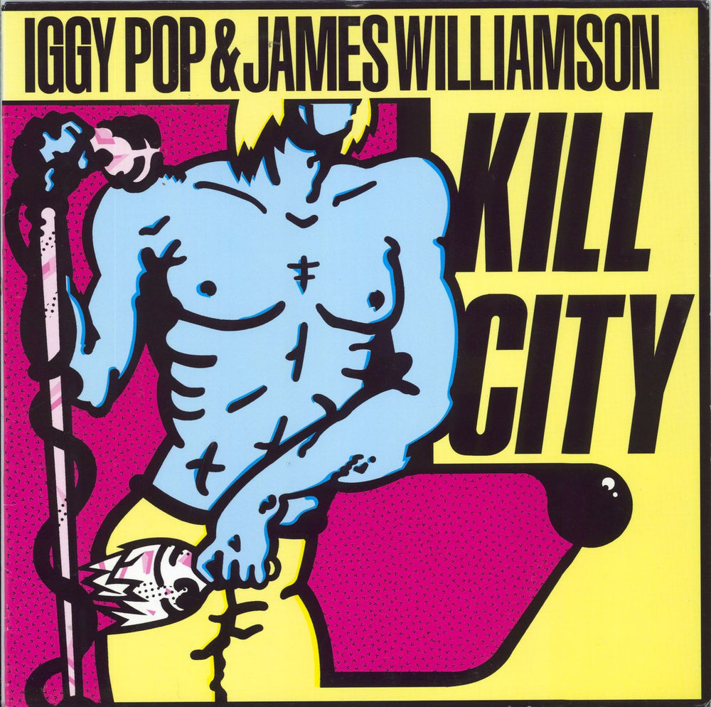 Iggy Pop Kill City US vinyl LP album (LP record) ALIVE0112 1