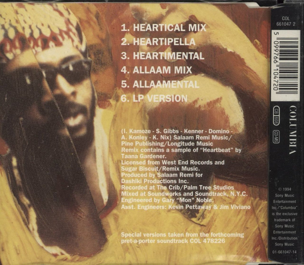 Ini Kamoze Here Comes The Hotstepper Austrian CD single (CD5 / 5") 5099766104720