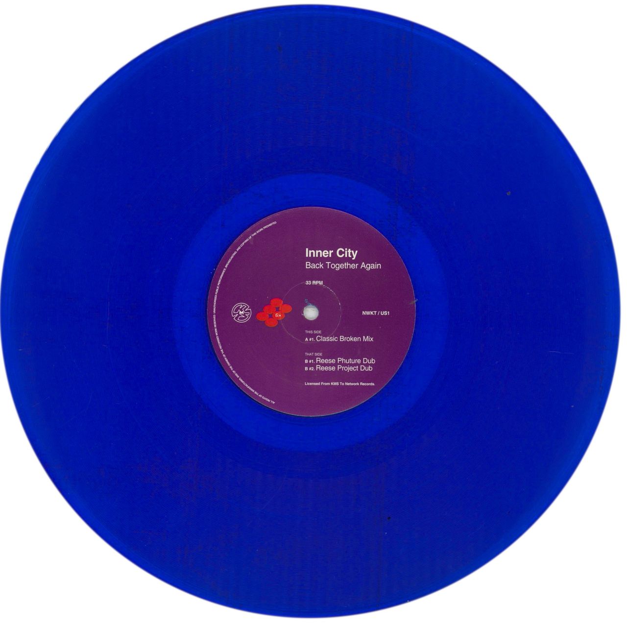 Inner City Back Together Again - Blue & Red Vinyl US 2-LP vinyl record set (Double LP Album) INC2LBA856431