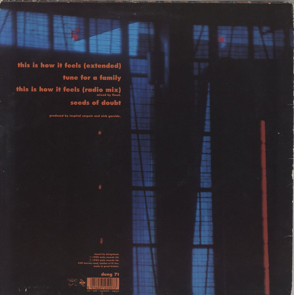 Inspiral Carpets This Is How It Feels UK 12" vinyl single (12 inch record / Maxi-single) 5016025250073