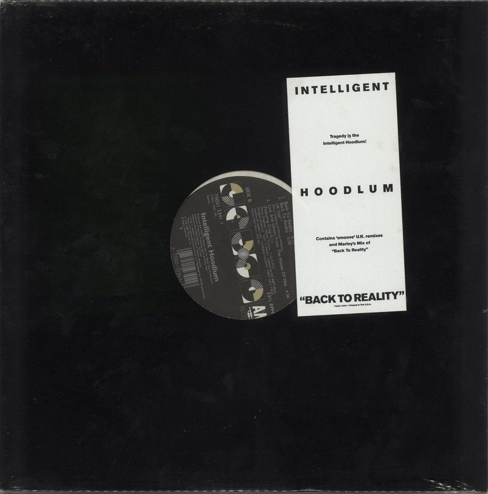 Intelligent Hoodlum Back To Reality - Sealed US 12" vinyl single (12 inch record / Maxi-single) 75021 2341 1