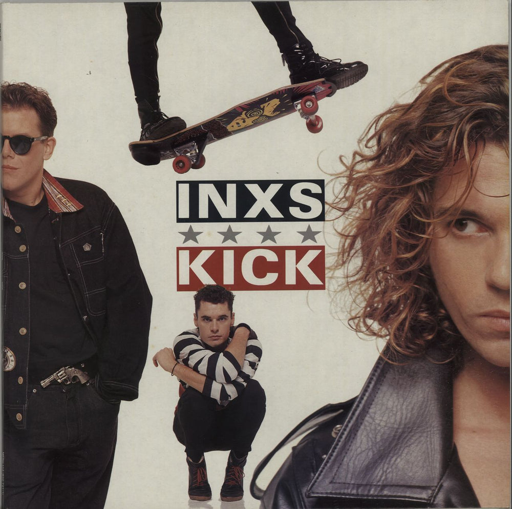 Inxs Kick - EX UK vinyl LP album (LP record) MERH114