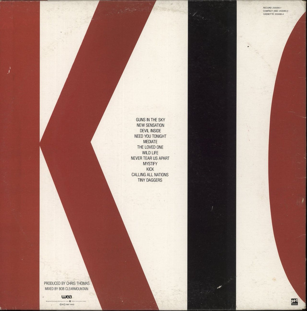 Inxs Kick - Exclusive Tour Release Australian vinyl LP album (LP record)